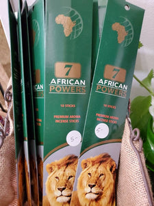 Seven (7) African Powers Incense (20 sticks)